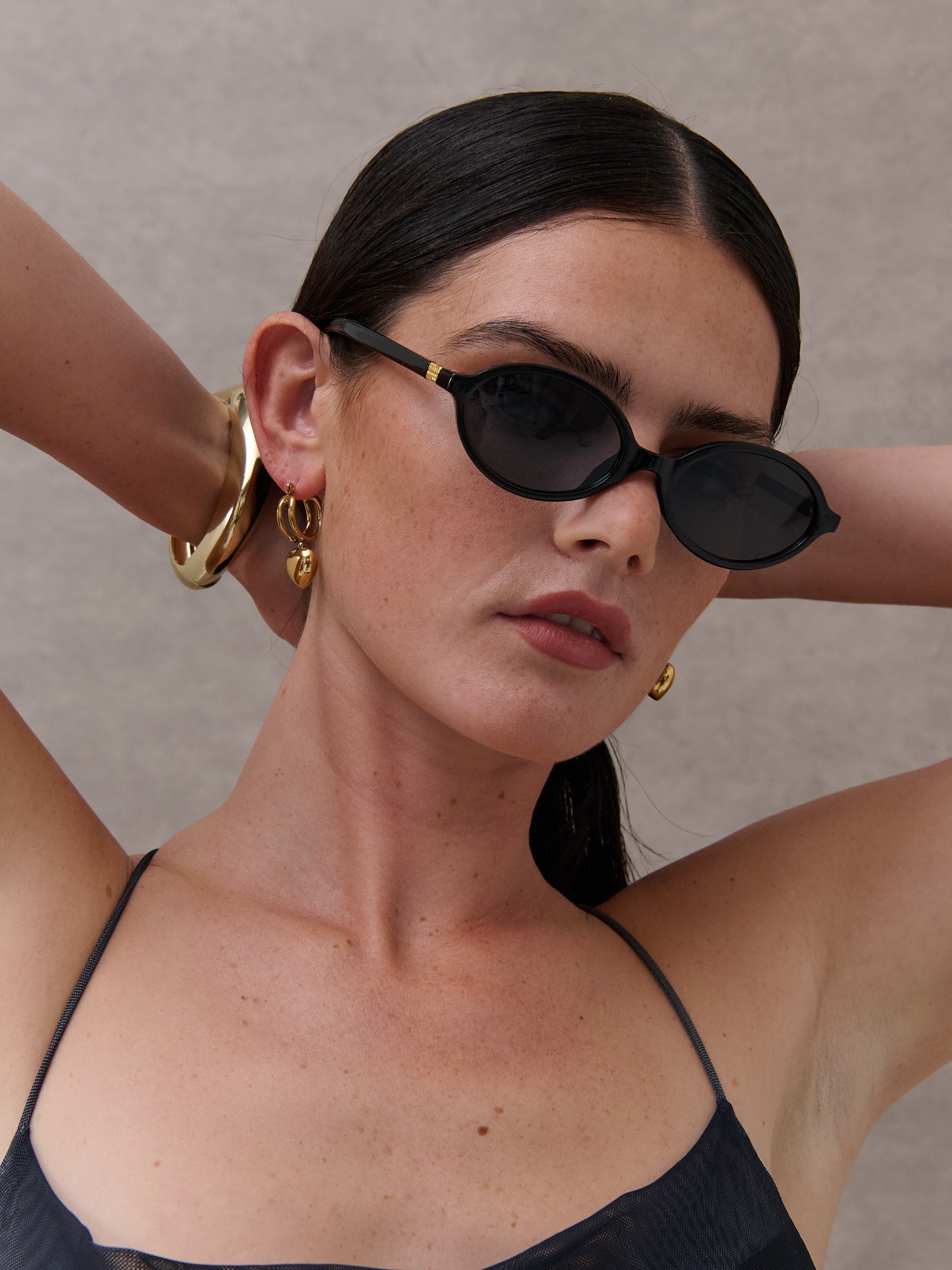 Occhiali da Sole Ovali Vintage Sezane