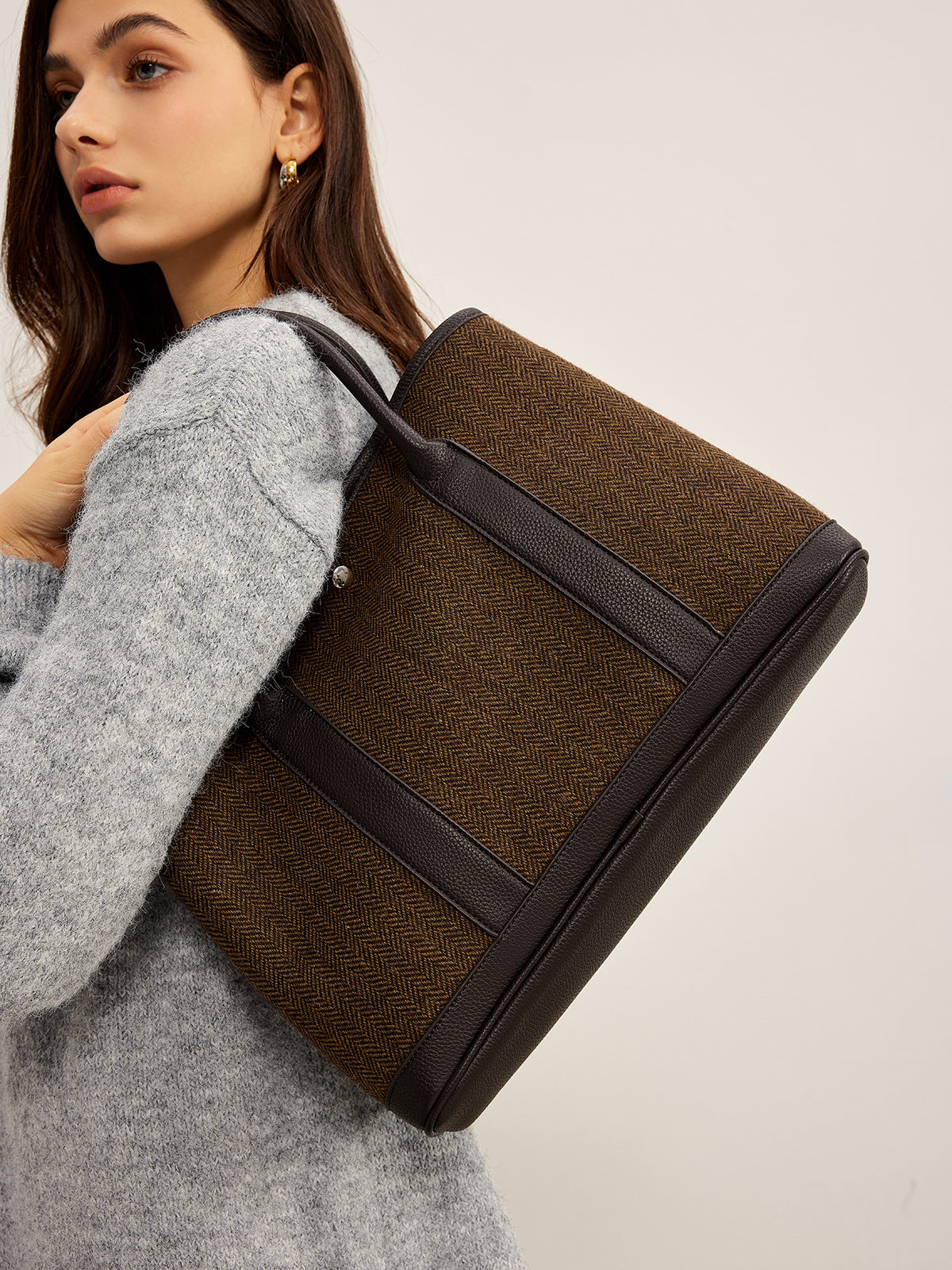 Borsa Tote Céline Chevron