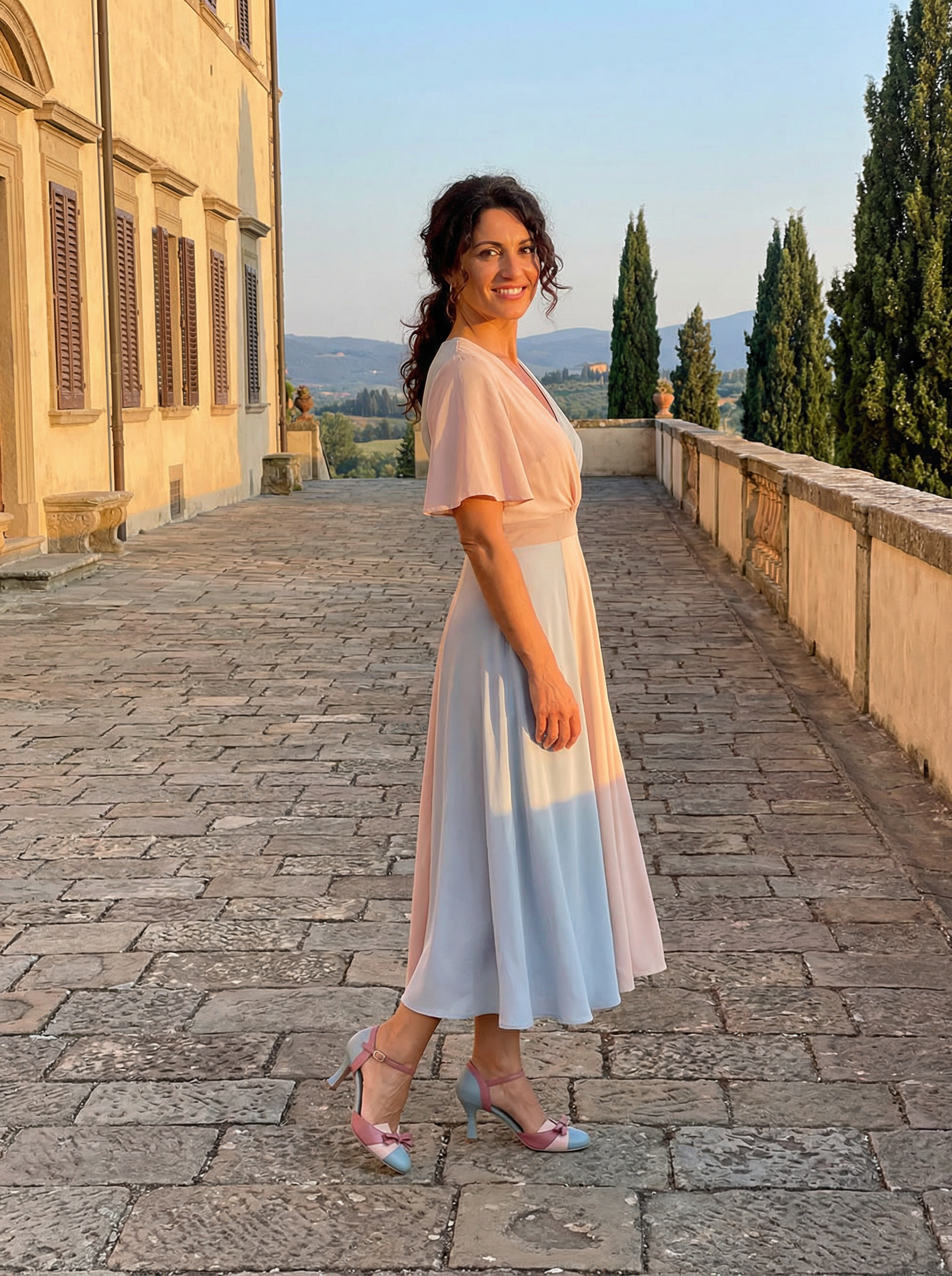 Passione – Sandalo con Fiocco e Tacco Riposante